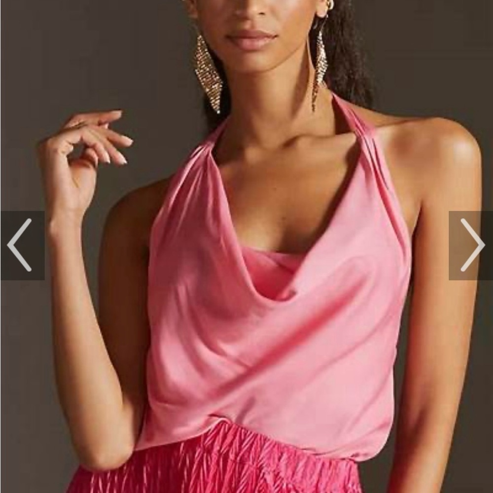 NWT DOLAN cowl neck halter top, Size 1X